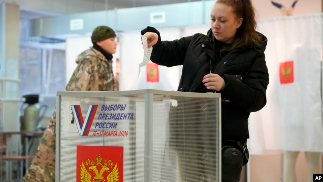 Україна організувала і провели незаконні вибори на окупованих територіях України в березні 2024 року