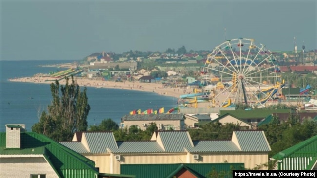 Курорт Кирилівка на Азовському узбережжі, який також захоплений російськими військовими