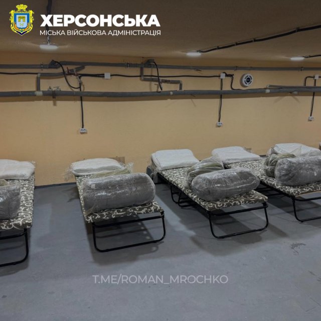 У Корабельному районі Херсона з’явилося ще одне найпростіше укриття