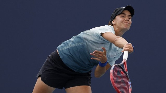 Ангеліна Калініна виграла перший сет, але програла у чвертьфіналі на турнірі WTA в Чехії