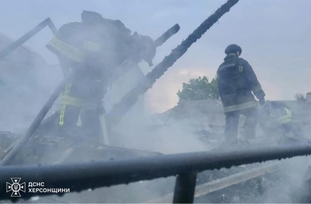 На Херсонщині через ворожі обстріли виникли 7 пожеж, - ДСНС