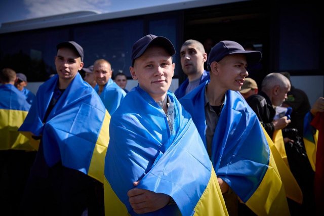 Серед звільнених вчора з російського полону були шестеро жителів Херсонщини