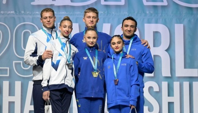 Українці здобули п'ять нагород чемпіонату світу зі спортивної акробатики