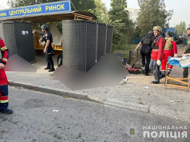 2 жовтня — день жалоби на Херсонщині за жертвами удару росіян по центральному ринку