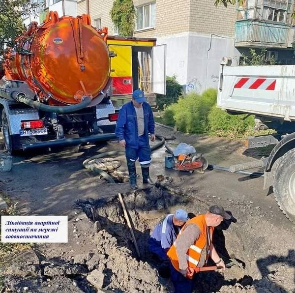 Комунальні служби провели ремонтні роботи на мережі водопостачання