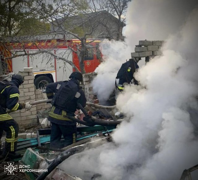 Рятувальники усунули пожежу спричинену ворожим обстрілом