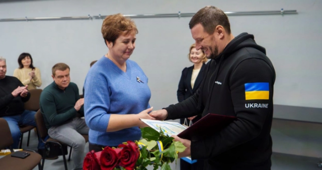 Директорку Високопільського ліцею нагородили Почесною грамотою Верховної Ради України