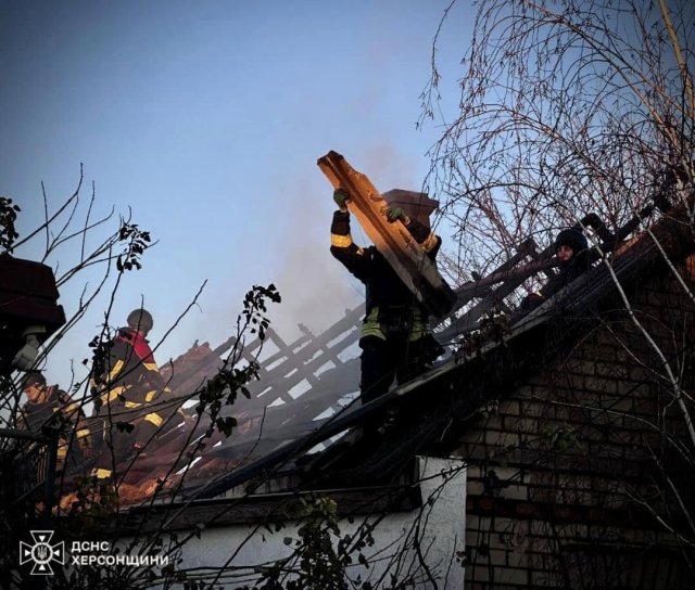 Зранку вогнеборці ліквідували пожежу у Чорнобаївці