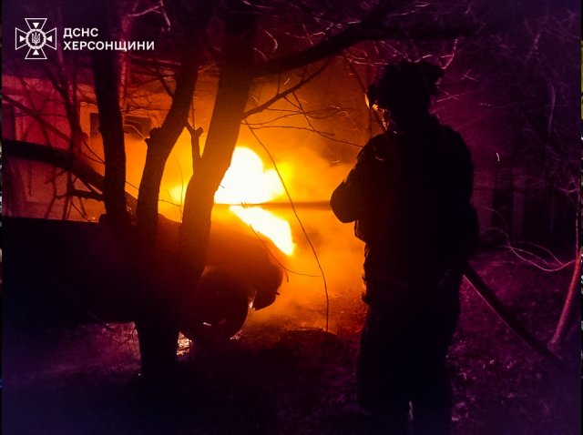 Рятувальники ліквідували пожежу, що виникла внаслідок ворожого обстрілу